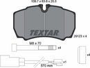 Ford, Brake Pad Set - Textar 2912307