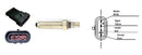 Fuel Parts Oxygen Sensor - LB1166
