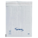 Lyreco Bubble Envelope - White - 180 x 260mm - Pack of 100 - 12949885