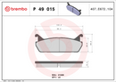 Brembo Brake Pad Set - P49015