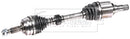 Borg & Beck Driveshaft - LH - BDS1675