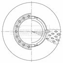 Borg & Beck Brake Disc - BBD32812