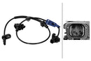 HELLA 6PU 358 217-101 Sensor, wheel speed - 2-pin connector