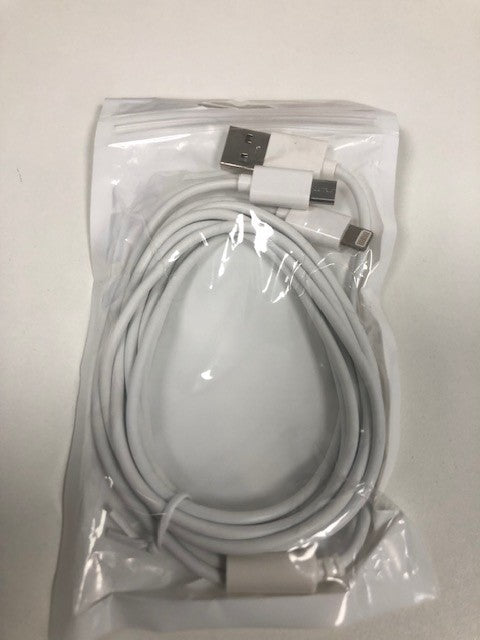USB Cable For iPhone 7 8  x 11/11 pro Long Charger Charging Fast Lead 1.8M