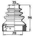 Borg & Beck Cv Joint Boot Kit  - BCB6141 fits Citroen C3 III