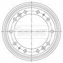 Borg & Beck Brake Drum - BBR32502