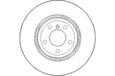 Disctech Brake Disc (Single) - Fits Bmw - ABD2985 - Rear Axle