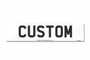 Front Oversized Aluminium Number Plate 520 X 121