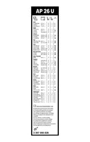 Bosch Aerotwin Plus Front Wiper Blades - 650mm - AP26U