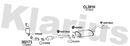 Klarius 302173 - Front Pipe  - Fits Mitsubishi L200 2.5 Di-D