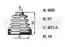 First Line Cv Joint Boot Kit  - FCB6158 fits Ford Galaxy, Mondeo, S-Max