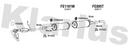 Klarius FE1101W - Box With Centre Pipe  - Fits Ford Transit 2.3i