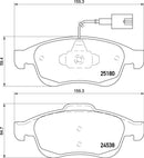 Mintex Brake Pad Set fits -Alfa Romeo MDB3120 (also fits other vehicles)