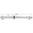 Borg & Beck Brake Hose  - BBH6988 fits Ford Transit/Tourneo Connect