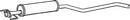 Klarius GM276W - Box With Centre Pipe  - Fits Opel Vectra 1.6i