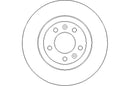 Disctech Brake Disc (Single) - Fits Peugeot, Suzuki - ABD3139 - Rear Axle
