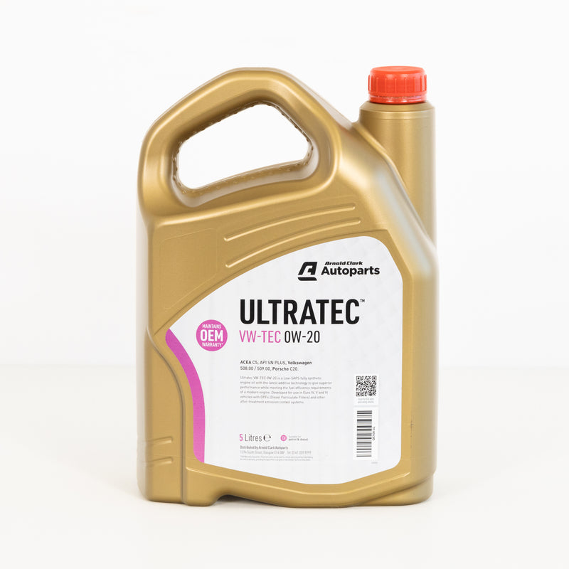 Ultratec VW-TEC 0W20 - 5 Litre Engine Oil