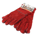 Weldfast Welders Gauntlets - Leather Lined - Red - WLD00180
