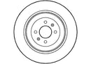 Disctech Brake Disc (Single) - Fits Honda, Mg - ABD2801 - Front Axle