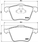 Brembo Brake Pad Set - P24077