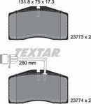 Textar Brake Pad Set - 2377301