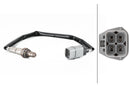 HELLA 6PP 009 409-321 Sensor, exhaust pressure - 3-pin connector - Bolted