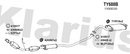 Klarius TY688B - Box With Tail Pipe  - Fits Toyota Corolla Verso 1.6VVTi