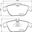 Mintex Brake Pad Set fits -MercedesBenz MDB3247 (also fits other vehicles)