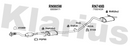 Klarius RN905W - Box With Centre Pipe  - Fits Renault Kangoo 1.6i