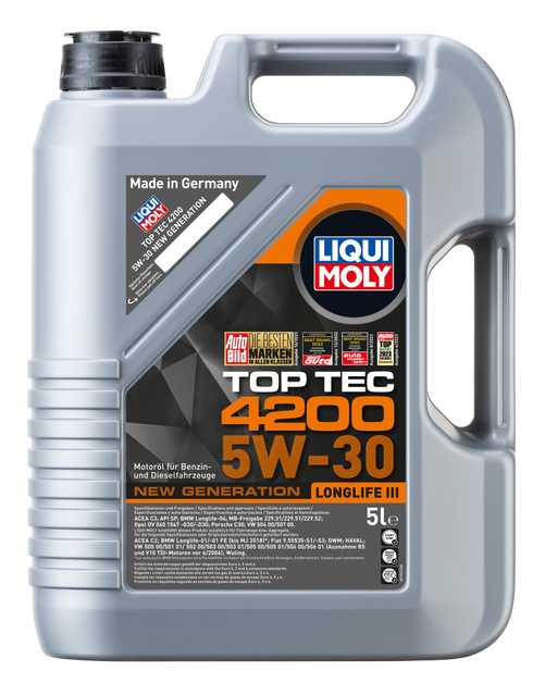 Liqui Moly - Top Tec 4200 5W30 20Ltr