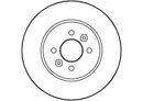 Disctech Brake Disc (Single) - Fits Renault - ABD2941 - Rear Axle