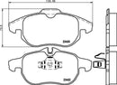 Mintex Brake Pad & Disc Kit fits -Opel Saab Vauxhall MDK0193 (also fits other vehicles)