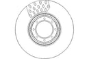 Disctech Brake Disc (Single) - Fits Iveco, Renault - ABD2992 - Rear Axle