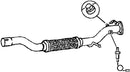 Klarius 302127 - Front Pipe For Cat  - Fits Opel Agila II 1.3 CDTI