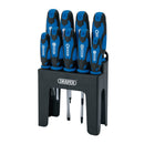 Draper 9PC S.Driver Set+Case Blue - 15960