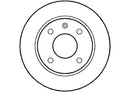 Disctech Brake Disc (Single) - Fits Ford - ABD2005 - Front Axle