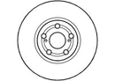 Disctech Brake Disc (Single) - Fits Toyota - ABD2221 - Front Axle