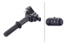 HELLA 5DA 358 168-171 Ignition Coil - 14V - 2-pin connector - Bolted