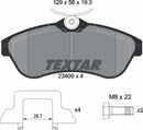 Citroën, Brake Pad Set - Textar 2340902