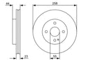 Bosch Brake Disc Pair Part No - 0986479541