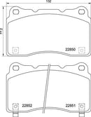 Mintex Brake Pad Set fits -Honda MDB4091 (also fits other vehicles)