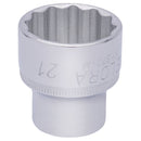 Elora 21mm BI-HEX Socket 3/8"Drive - 25979