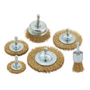 Draper Brassed Wire Brush Set 6pcs - 07436