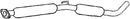 Klarius RN902B - Box With Centre Pipe  - Fits Renault Clio 2.0i