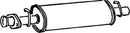 Klarius LR153X - Box With Centre Pipe  - Fits Land Rover Discovery 2.5TDi