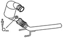 Klarius 325184 - Catalyst Type Approved Withpip  - Fits Audi A3 2.0 S3 quattro
