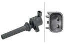 HELLA 5DA 358 168-581 Ignition Coil - 12V - 4-pin connector - Bolted