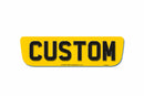 4D Rear Aluminium Number Plate|Jaguar XK150, Jaguar XF, Jaguar XJ