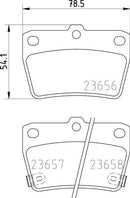 Mintex Brake Pad Set fits -Toyota MDB2160 (also fits other vehicles)