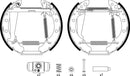 Mintex Brake Shoe Kits fits -Seat Skoda VW MSP153 (also fits other vehicles)